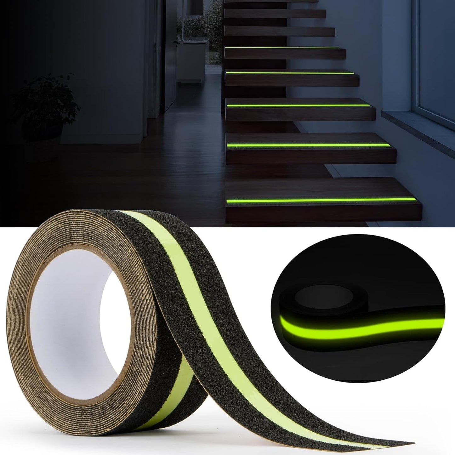 BUY 1 GET 1 FREE | Anti Slip Tape – Stop Slips Anywhere Stairs | Bathroom | Kitchen | Wet Surfaces